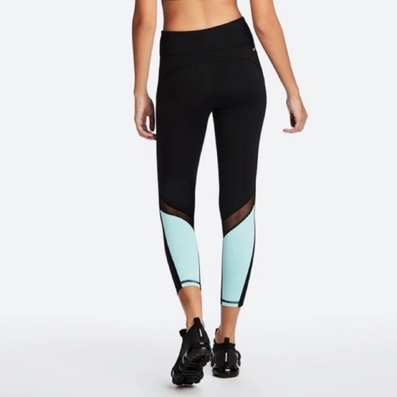 ALALA Heroine Tight Black And Aruba Blue 7/8 Leggings Size Small - Picture 2 of 15